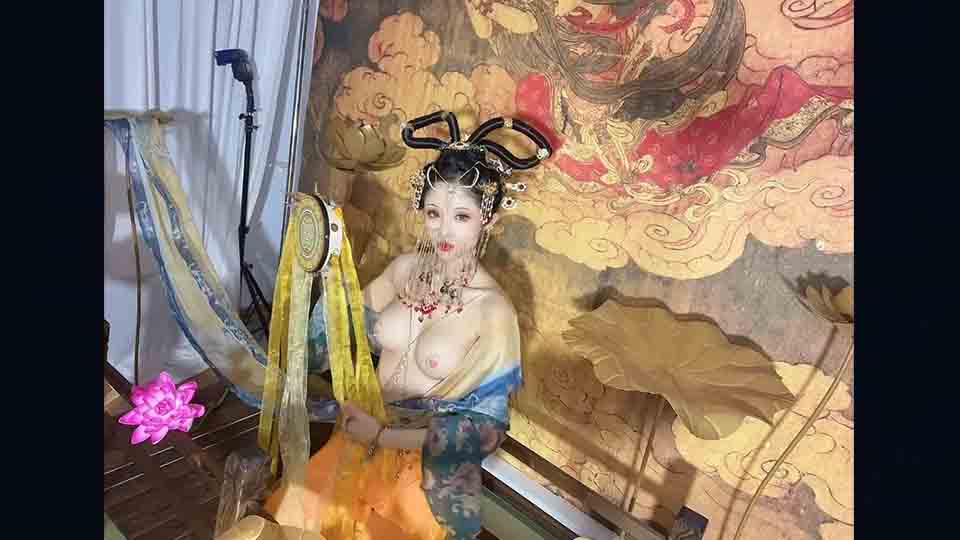 稀有贵圈极品Cosplay推特女神「钛合金TiTi」画中仙 古色仙香酥乳玉体 神秘地带欲血喷张